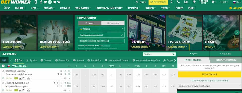 استعراض شامل لموقع betwinner